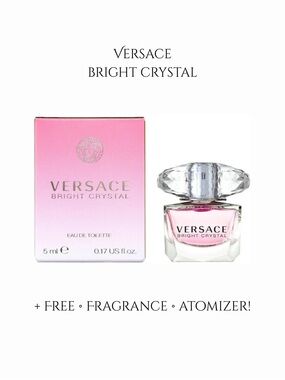 VERSACE Bright Crystal Eau de Toilette - .17 fl oz NIB